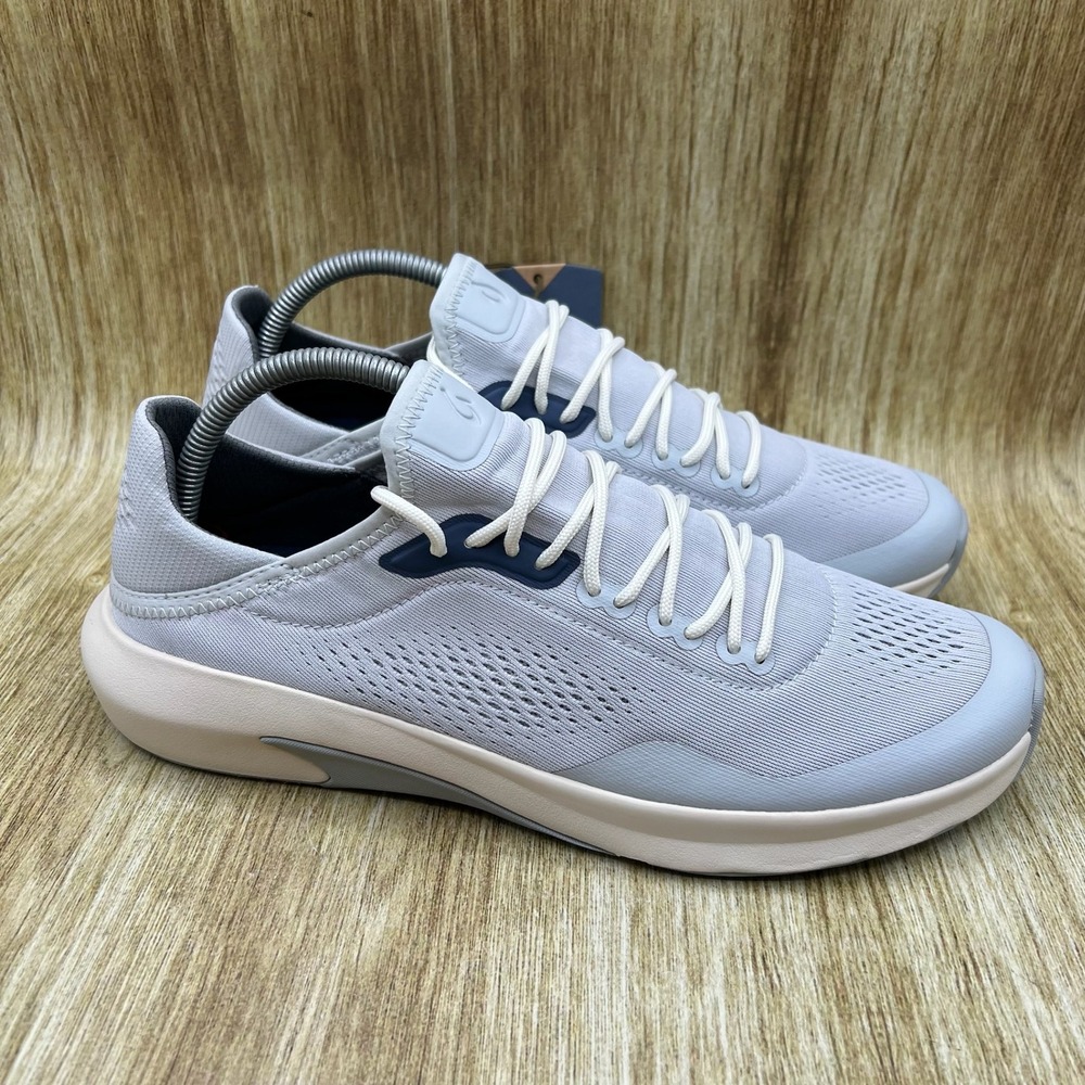 OluKai Kaholo Men's Size 9 Vapor Blue Casual Lace Up Sneakers Shoes NEW